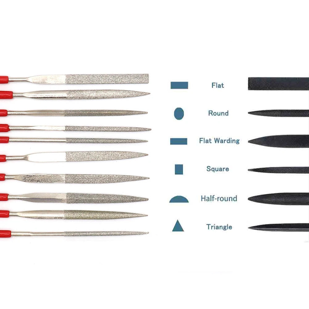 Diamond Mini Needle File Set for Carpentry Jewelry Stone Glass Metal Ceramic Polish Carving DIY Craft Woodworking Hand Tools    Home Decor Supply | Online Retail | ShoreShopper.com