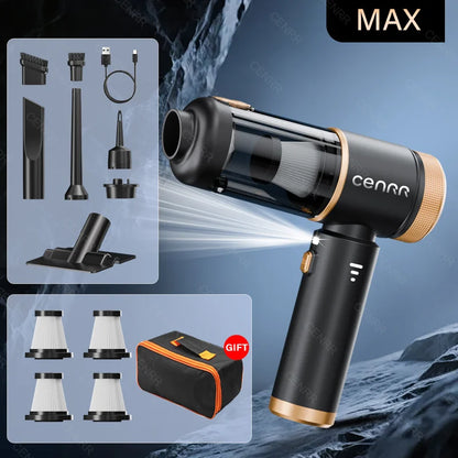 CENRR 2026 Car Vacuum Cleaner Mini 998000PA Cordless Powerful for Home Handheld Blower Car Cleaner Portable Car Vacuum Cleaner - ShoreCo.Shop