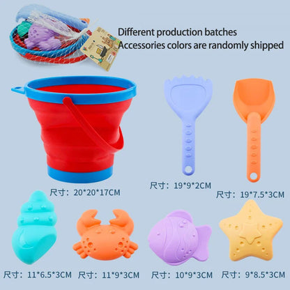 Summer Outdoor Beach Water Play Sand Can Be Folded Beach Bucket Beach Children Toys Sand Digging Shovel Set    Your Coastal Marketplace | Shoreshopper.com