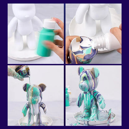 60ml/bottle acrylic paint 24Colors DIY Handmade Graffiti Bearbrick Statue Coloring Pigment Professional Paint Liquid Art Supplie    Home Decor Supply | Online Retail | ShoreShopper.com