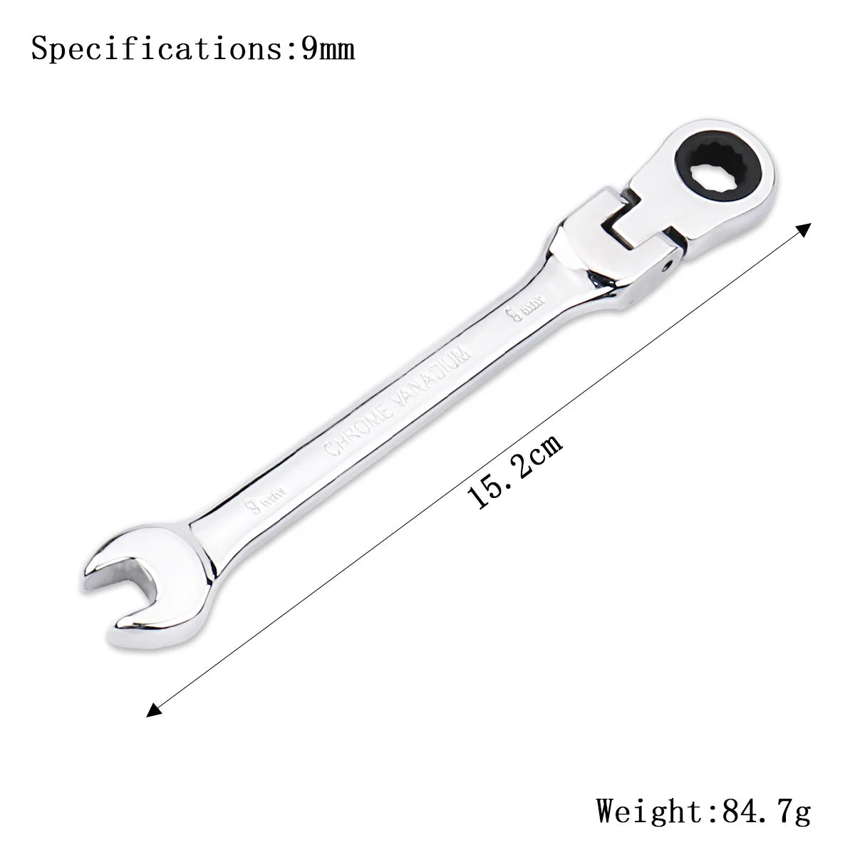 Ratchet Wrench of Keys Spanner Set Hand Tool 72-Tooth Ratcheting Flexible Head Mirror Finish 6mm-27mm Auto and Home Repair 1 pcs    Home Decor Supply | Online Retail | ShoreShopper.com