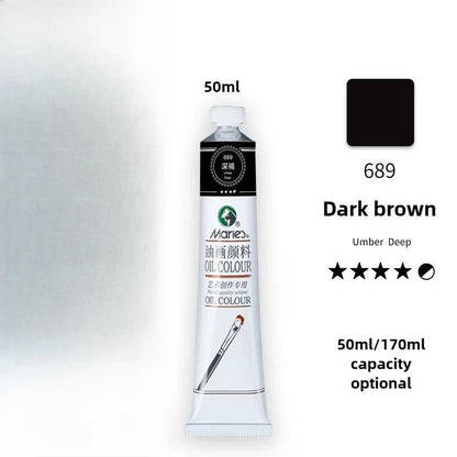 Maries Oil Paint 50ML Oil Painting Art Creation Pigment Large Oil Paint Paint Single Commonly Used 24 Colors    Home Decor Supply | Online Retail | ShoreShopper.com