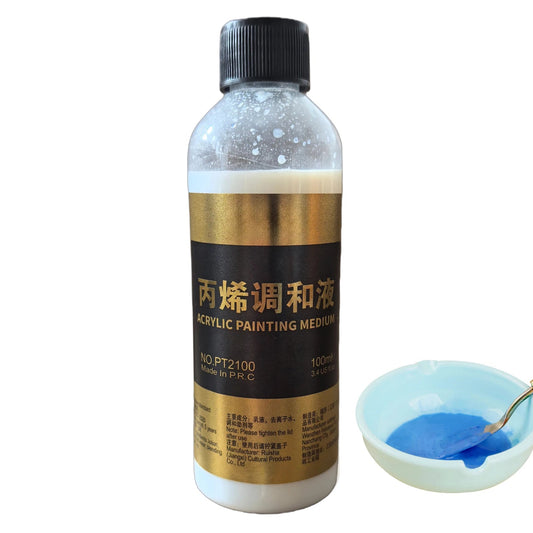 Acrylic Fluid Medium Paint Thinner Art Acrylic Paint Thinner for Teachers Artists Palette Preparation Color Blending Craft 100ml    Home Decor Supply | Online Retail | ShoreShopper.com