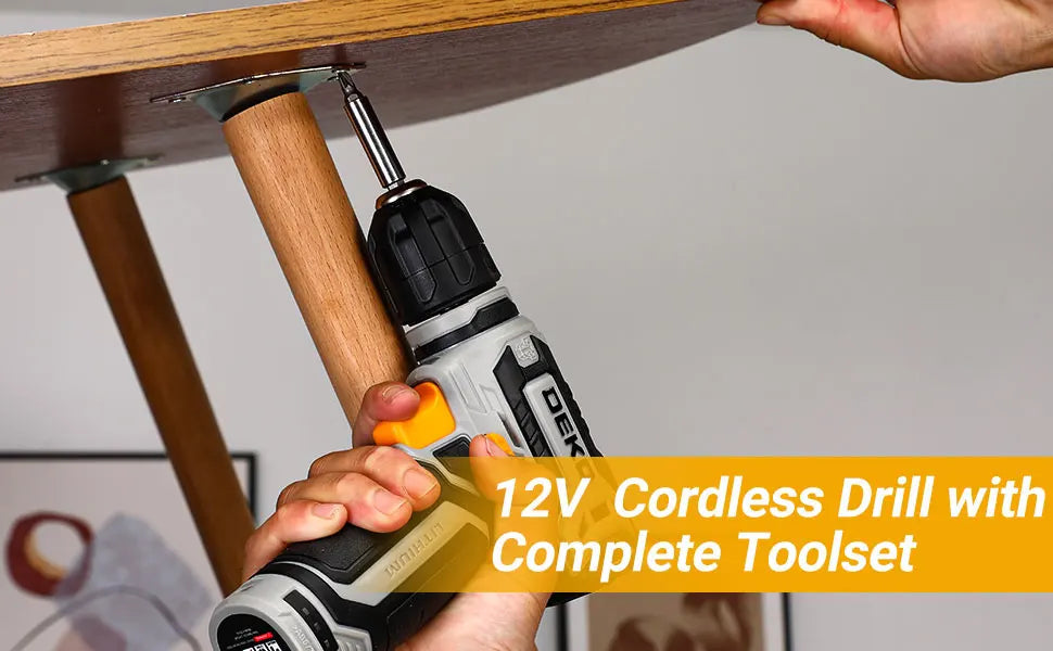 DEKO Home Mechanic Toolbox with 12V Power Cordless Drill Hand Repair Tools Sets Combo Kits Storage Organizer Drawer Case    Home Decor Supply | Online Retail | ShoreShopper.com