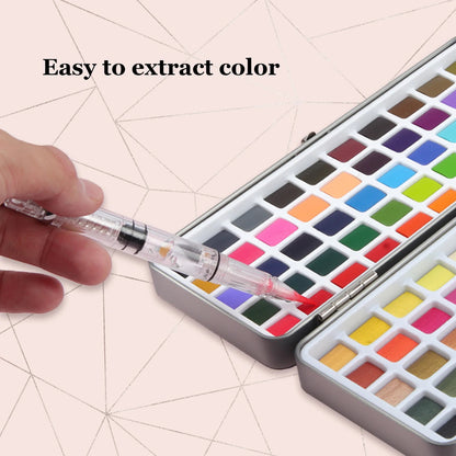 Seamiart 50/72/90/100 Color Solid Watercolor Paint Set Basic Neone Glitter Watercolor Pigments for Drawing Art Paint Supplies    Home Decor Supply | Online Retail | ShoreShopper.com