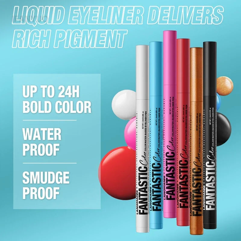 Red Wine Black Waterproof Eyeliner Pencil Untra-fine Liquid Eye Liner Pen Quick Dry Long Lasting Non Smudge Makeup Cosmetics - ShoreCo.Shop