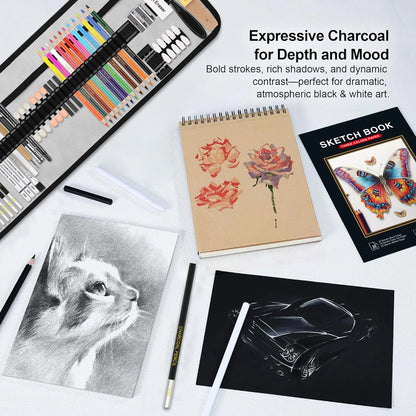 42/46/60/68/72/146pcs Drawing Supplies Sketching Set,Art Kit include Drawing & Colored Pencils.Pro Art Sketch Supplies    Home Decor Supply | Online Retail | ShoreShopper.com
