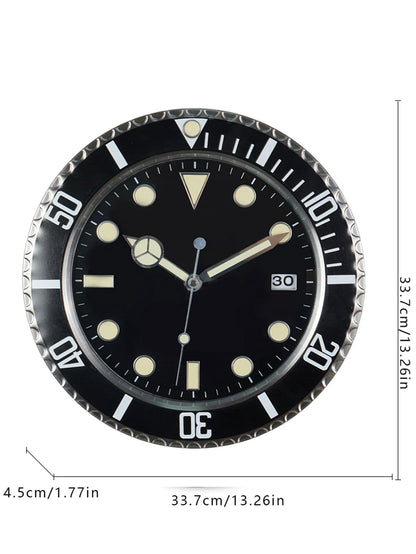 Metal Creative Art Design Digital Luminescent Clock 13"    Home Decor Supply | Online Retail | ShoreShopper.com