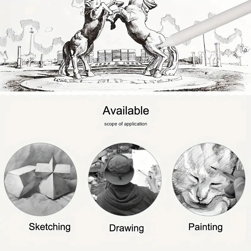 Art Supplies Drawing Tool Stump Rice Paper Sketch Double Head Smudge Stick Blending Stick White Drawing Pen Sketching Pencil    Home Decor Supply | Online Retail | ShoreShopper.com