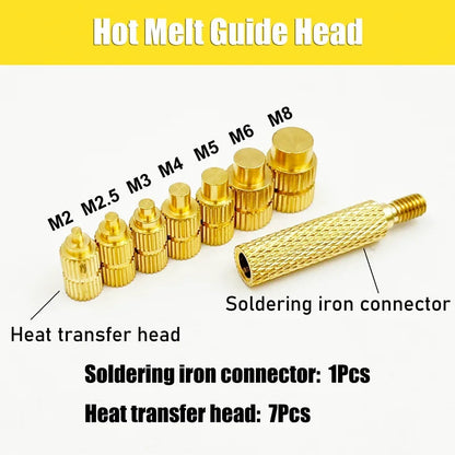 420/500Pcs Stainless Steel Heat Insert Nut TS100 Brass Hot Melt Insert Nuts for Welding Internal Thread Head Bolt Insert    Home Decor Supply | Online Retail | ShoreShopper.com