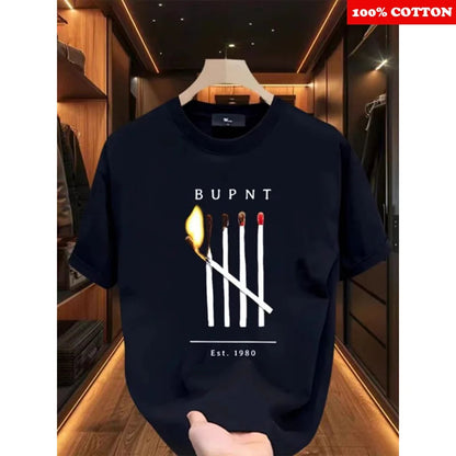 Fashion Paris Print T-shirt Men's Summer New 2025 New 100% Cotton Neck Short Short Sleeve Tee Gym Casual comfort Sports Top Men    Home Decor Supply | Online Retail | ShoreShopper.com