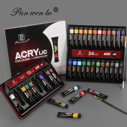 Acrylic Paint Set 6/12 Colors 25ml,Water-Proof Portable Art Rich Pigments for DlY Craft,Drawing,Painting,Canvas, Rock    Home Decor Supply | Online Retail | ShoreShopper.com
