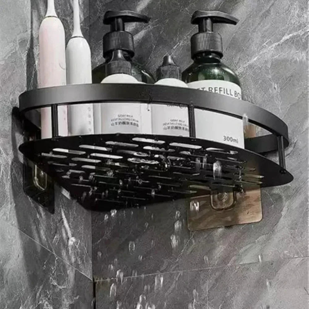 Bathroom Shelf Aluminum Alloy Shampoo Rack Makeup Storage Organizer Shower Shelf Bathroom Accessories No Drill Wall Corner Shelf    Home Decor Supply | Online Retail | ShoreShopper.com