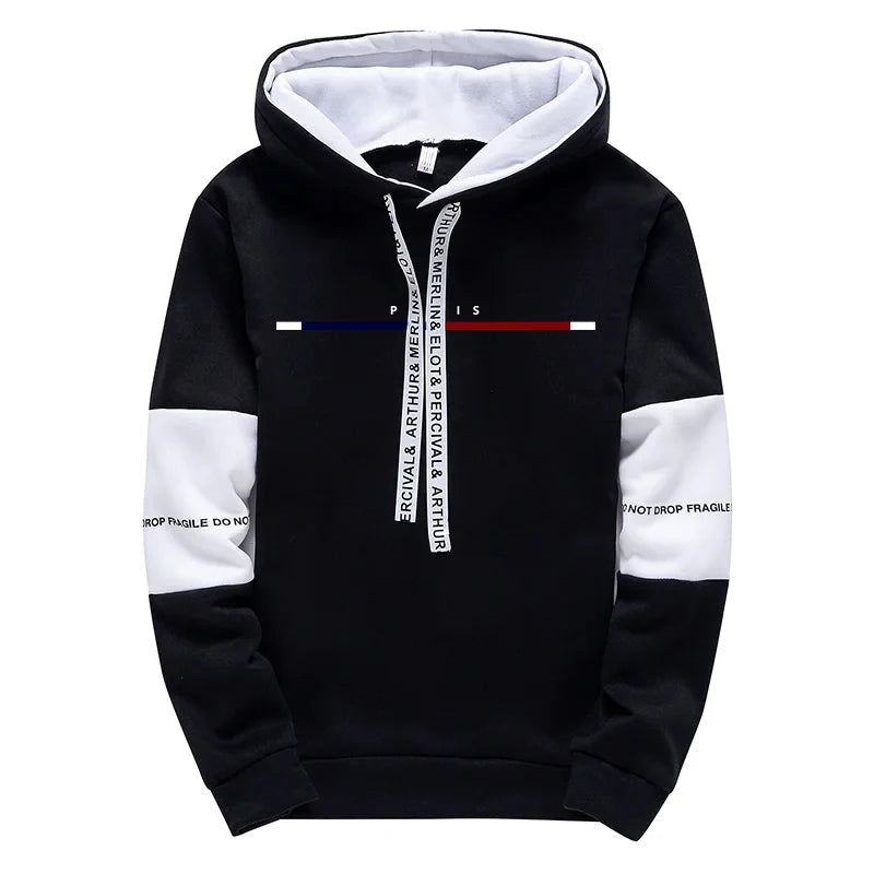 Paris Fashion Hoodies for Men High Quality Hooded Long Sleeve Sweatshirts All Season Daily Casual Sports Pullover Men's Clothes    Home Decor Supply | Online Retail | ShoreShopper.com