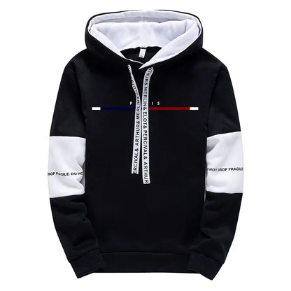 Paris Fashion Hoodies for Men High Quality Hooded Long Sleeve Sweatshirts All Season Daily Casual Sports Pullover Men's Clothes    Home Decor Supply | Online Retail | ShoreShopper.com