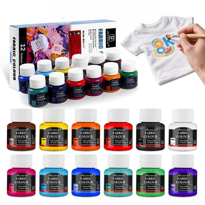 Acrylic Paint Set 6/12 Colors 25ml,Water-Proof Portable Art Rich Pigments for DlY Craft,Drawing,Painting,Canvas, Rock    Home Decor Supply | Online Retail | ShoreShopper.com