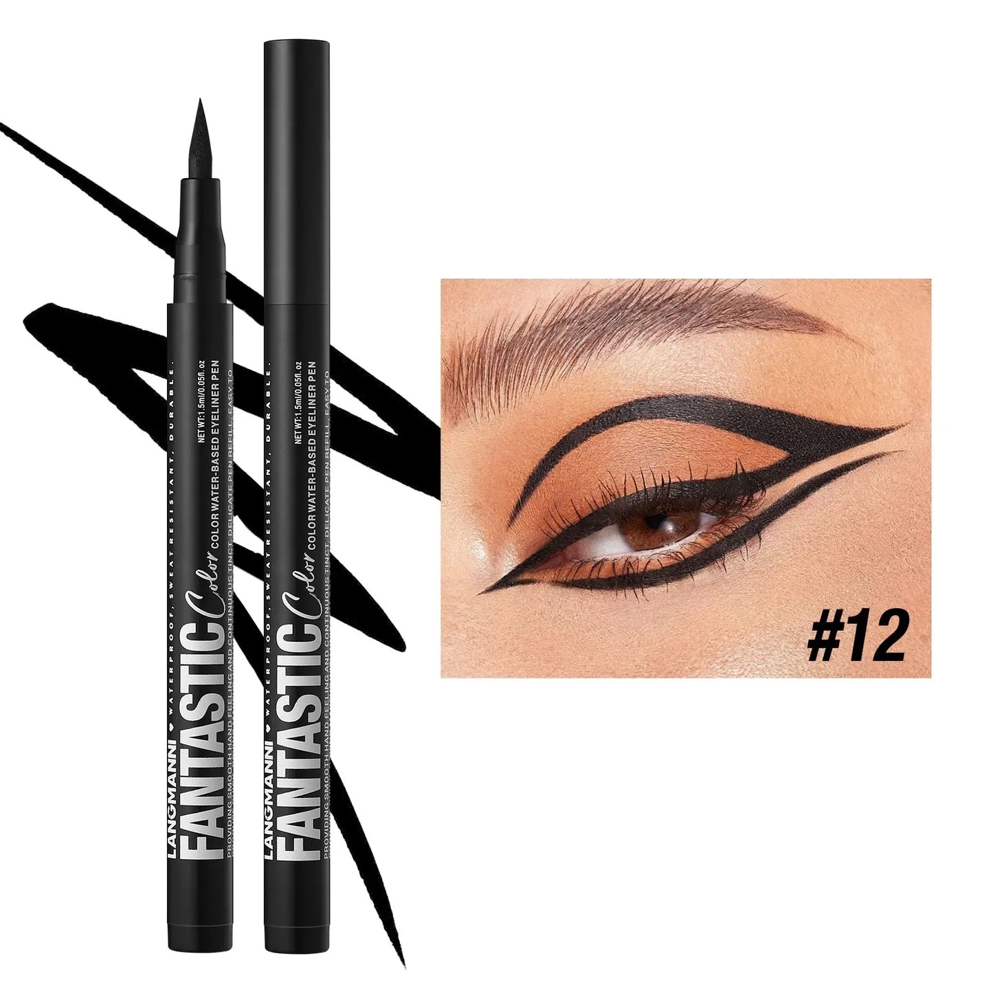 Red Wine Black Waterproof Eyeliner Pencil Untra-fine Liquid Eye Liner Pen Quick Dry Long Lasting Non Smudge Makeup Cosmetics - ShoreCo.Shop