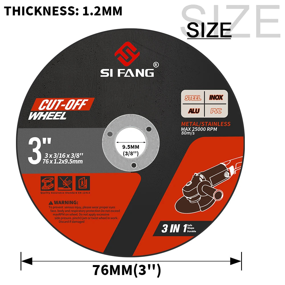 3 Inch Metal Cutting Disc 75x1.2x9.5mm Cut Off Wheels For Die Grinder Metal & Stainless Steel Cutting Mini Saw Blade  3-60pcs    Home Decor Supply | Online Retail | ShoreShopper.com