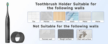 SEAGO Electric Toothbrush with 8 Soft Bristle Heads for Adults Pressure Sensor 5 Modes with 2 Minutes Smart Timer SG-2752 - ShoreCo.Shop