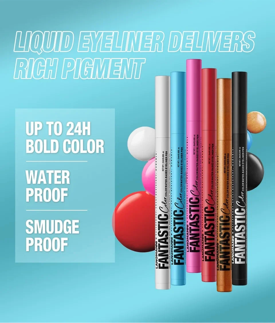 Red Wine Black Waterproof Eyeliner Pencil Untra-fine Liquid Eye Liner Pen Quick Dry Long Lasting Non Smudge Makeup Cosmetics - ShoreCo.Shop