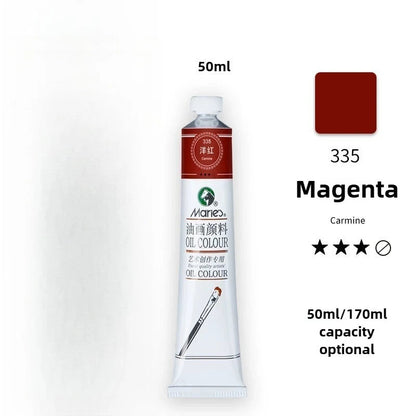 Maries Oil Paint 50ML Oil Painting Art Creation Pigment Large Oil Paint Paint Single Commonly Used 24 Colors    Home Decor Supply | Online Retail | ShoreShopper.com