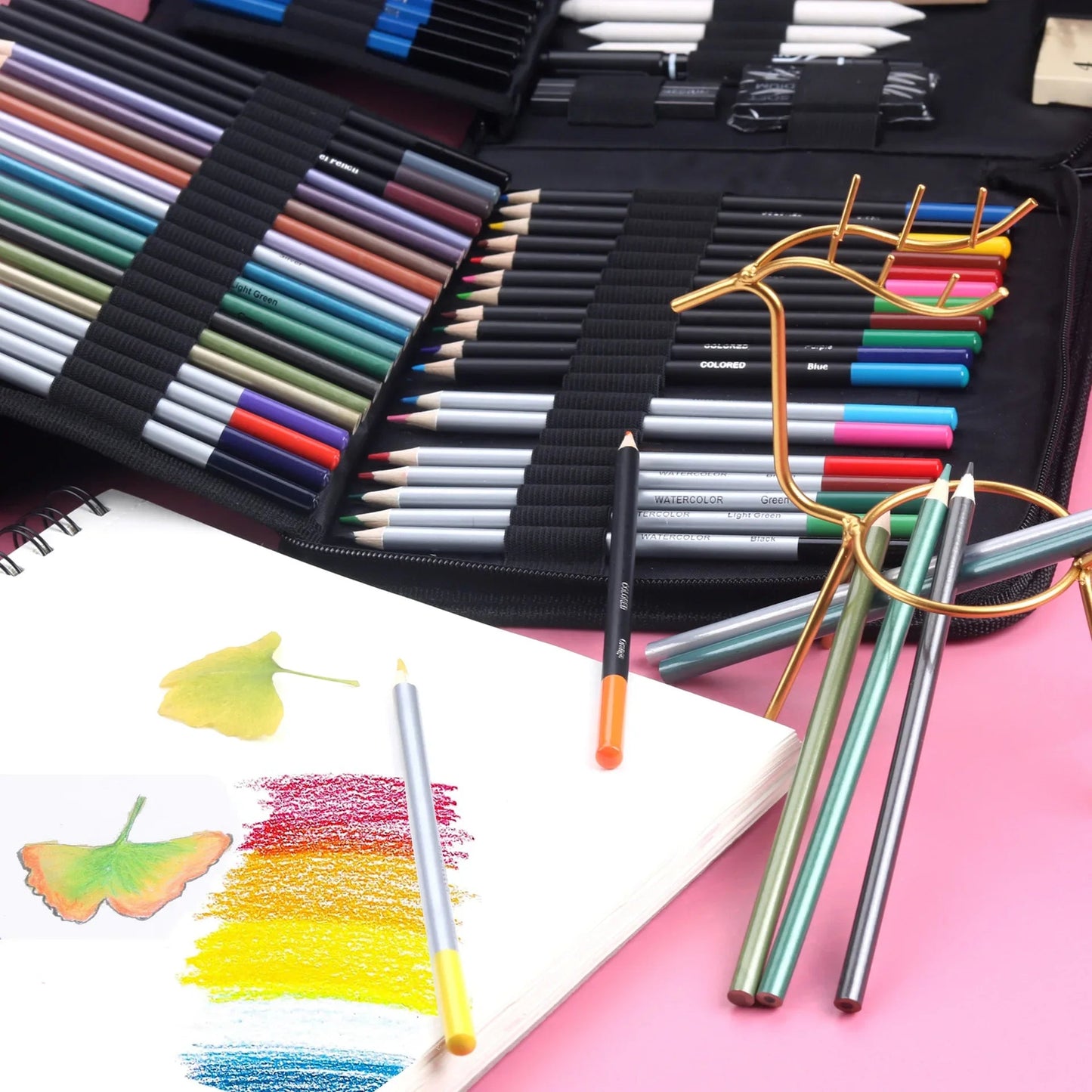 Art Painting Set 83pcs Art Sketching Set Color Lead Pencil High Quality Set Art Professional School Drawing Supplies    Home Decor Supply | Online Retail | ShoreShopper.com