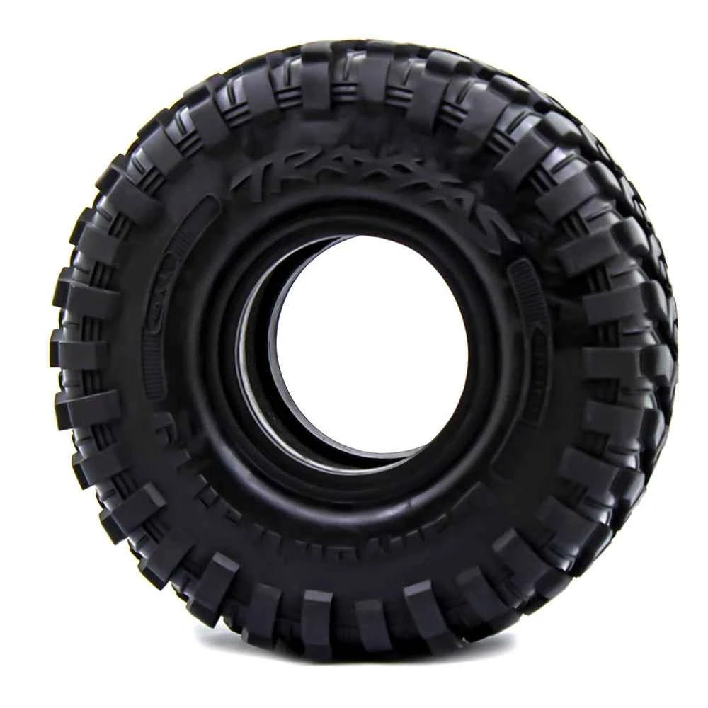 RC 120MM 1.9" Rubber Rocks Tires for 1:10 RC Rock Crawler Axial SCX10 Canyon Trail Trax TRX-4 TRX6 #8174