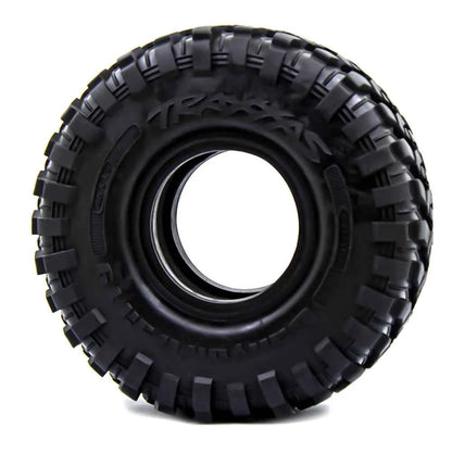 RC 120MM 1.9" Rubber Rocks Tires for 1:10 RC Rock Crawler Axial SCX10 Canyon Trail Trax TRX-4 TRX6 #8174