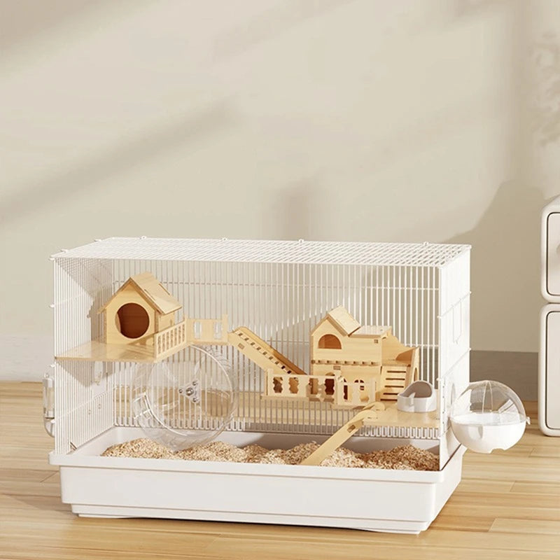 Hamster Habitat Décor Wooden Double-Layer Platform with Ladder Durable Pet Toy Accessory for Gerbil Guinea Pig and Small Animals    Home Decor Supply | Online Retail | ShoreShopper.com