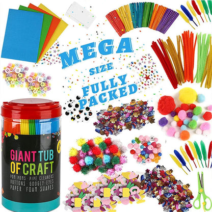 Arts and Crafts Supplies for Kids DIY Crafting School Kindergarten Homeschool Supplies Arts Set Toys for Children    Home Decor Supply | Online Retail | ShoreShopper.com