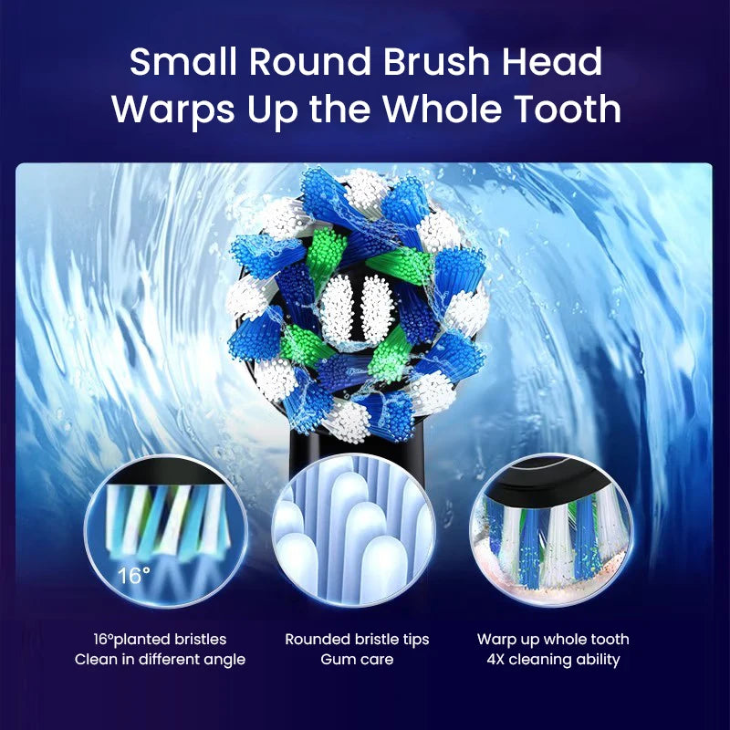 Oral B Pro 4 Ultra Electric Toothbrush 3D Rotation Rechargeable Teeth Brush Pressure Sensor 4 Brushing Modes 2 Min Timer - ShoreCo.Shop