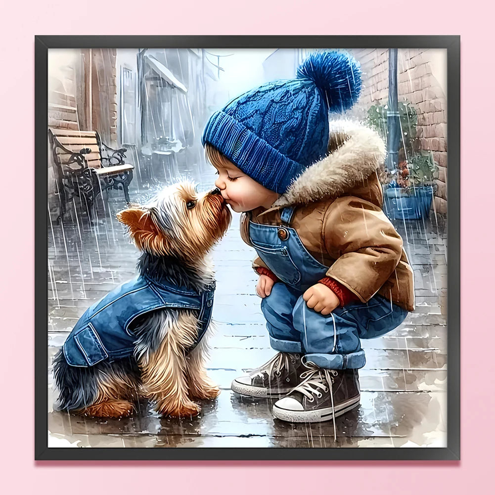 Full Embroidery Eco-cotton Thread 11CT Printed Boy Cross Stitch Kit Art 40x40cm    Home Decor Supply | Online Retail | ShoreShopper.com