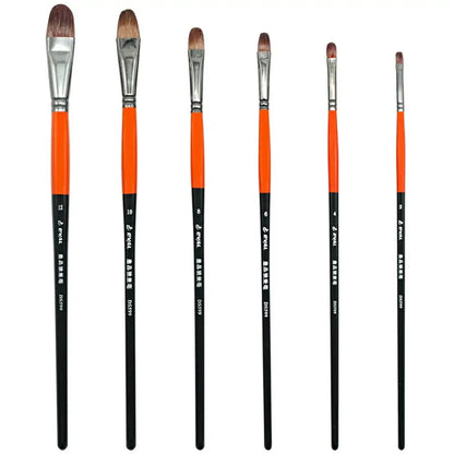 6pcs/set Wool hair Artist Watercolor Brushes Acrylic Oil Brushes Gouache Painting Brush Professional Paint Brush Art supplies    Home Decor Supply | Online Retail | ShoreShopper.com