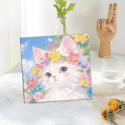 Oil Painting By Number House Tree DIY Digital Oil Painting Scenery Drawing Numbers Adults Kit Cat Handmade Gift Home Decor Gifts    Home Decor Supply | Online Retail | ShoreShopper.com