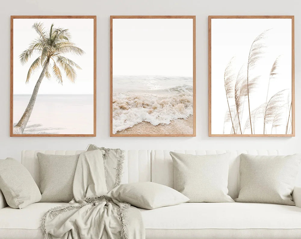 Beach Print Large Ocean Sea Grass Poster Coastal Bedroom Boho Room Decor Minimalist Landscape Printable Pictures Canvas Wall Art    Your Coastal Marketplace | Shoreshopper.com