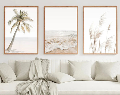 Beach Print Large Ocean Sea Grass Poster Coastal Bedroom Boho Room Decor Minimalist Landscape Printable Pictures Canvas Wall Art    Your Coastal Marketplace | Shoreshopper.com