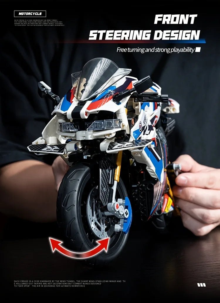 1:8 Motorcycle Building Blocks Set Super Motorbike Model Kit Technical Racing Kids Assembled Toys Gifts For Boys And Girls    Home Decor Supply | Online Retail | ShoreShopper.com