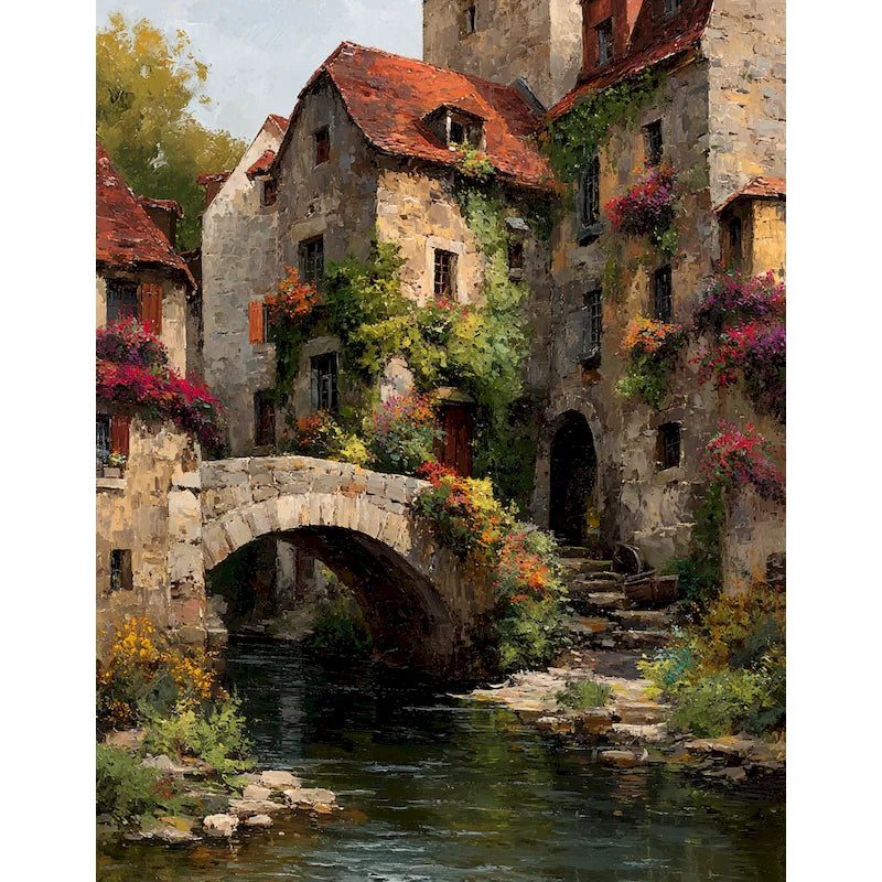 Painting by numbers Landscape Handpainted Art 40x50cm DIY Paint by numbers Adults crafts Number painting Home decor    Home Decor Supply | Online Retail | ShoreShopper.com
