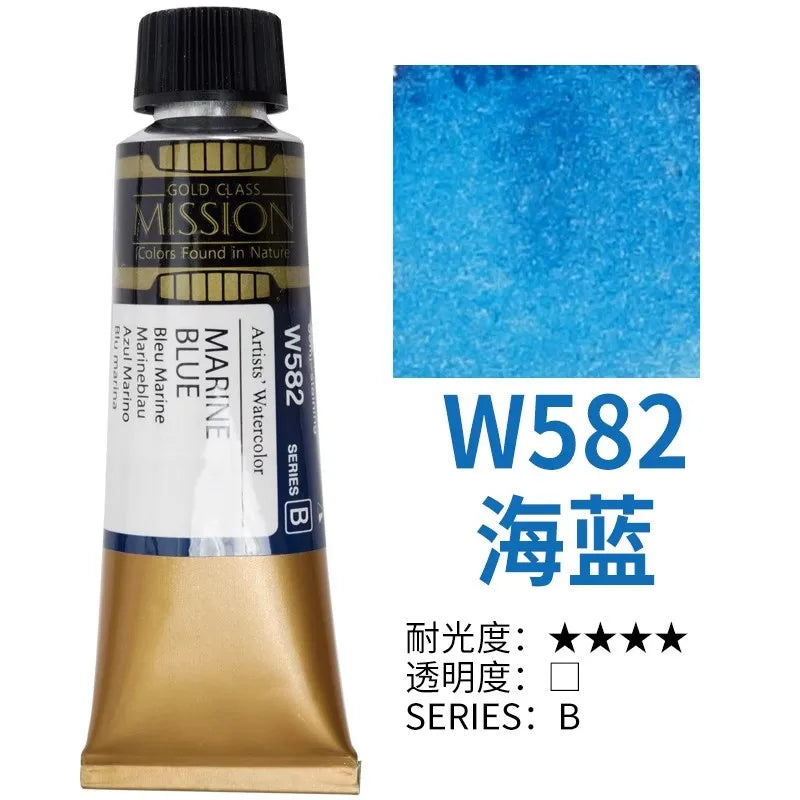 Korea MIJELLO tube watercolor artist 15ml watercolor paint mission series art supplies    Home Decor Supply | Online Retail | ShoreShopper.com