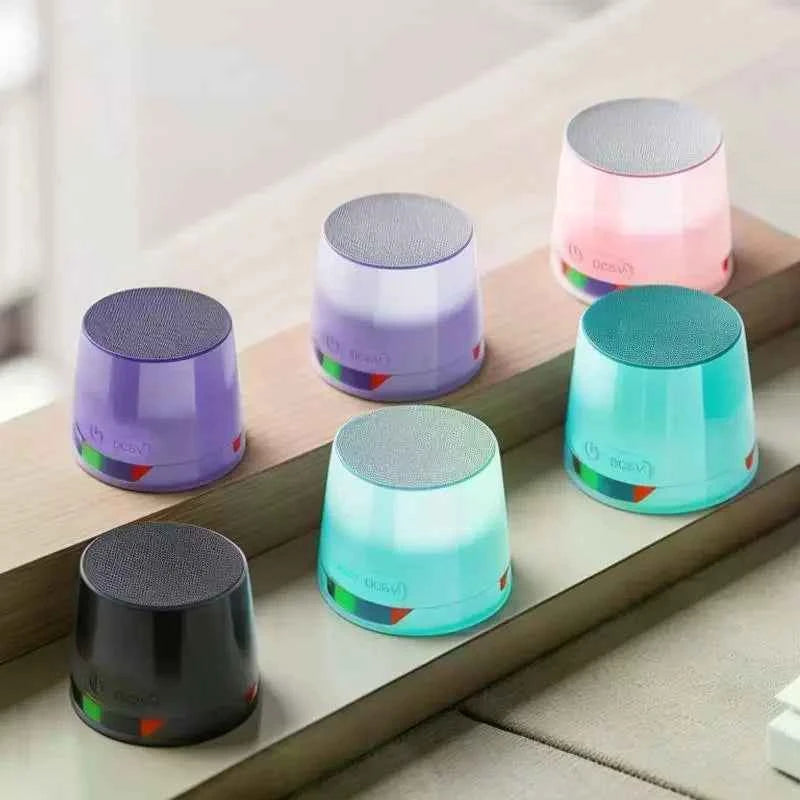 1 Set Loud Sound Portable Speaker With Color Light Phone Stand Bluetooth Speaker Stocking Stuffers For Teens Christmas Gifts