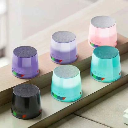 1 Set Loud Sound Portable Speaker With Color Light Phone Stand Bluetooth Speaker Stocking Stuffers For Teens Christmas Gifts