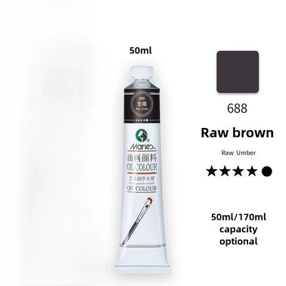 Maries Oil Paint 50ML Oil Painting Art Creation Pigment Large Oil Paint Paint Single Commonly Used 24 Colors    Home Decor Supply | Online Retail | ShoreShopper.com