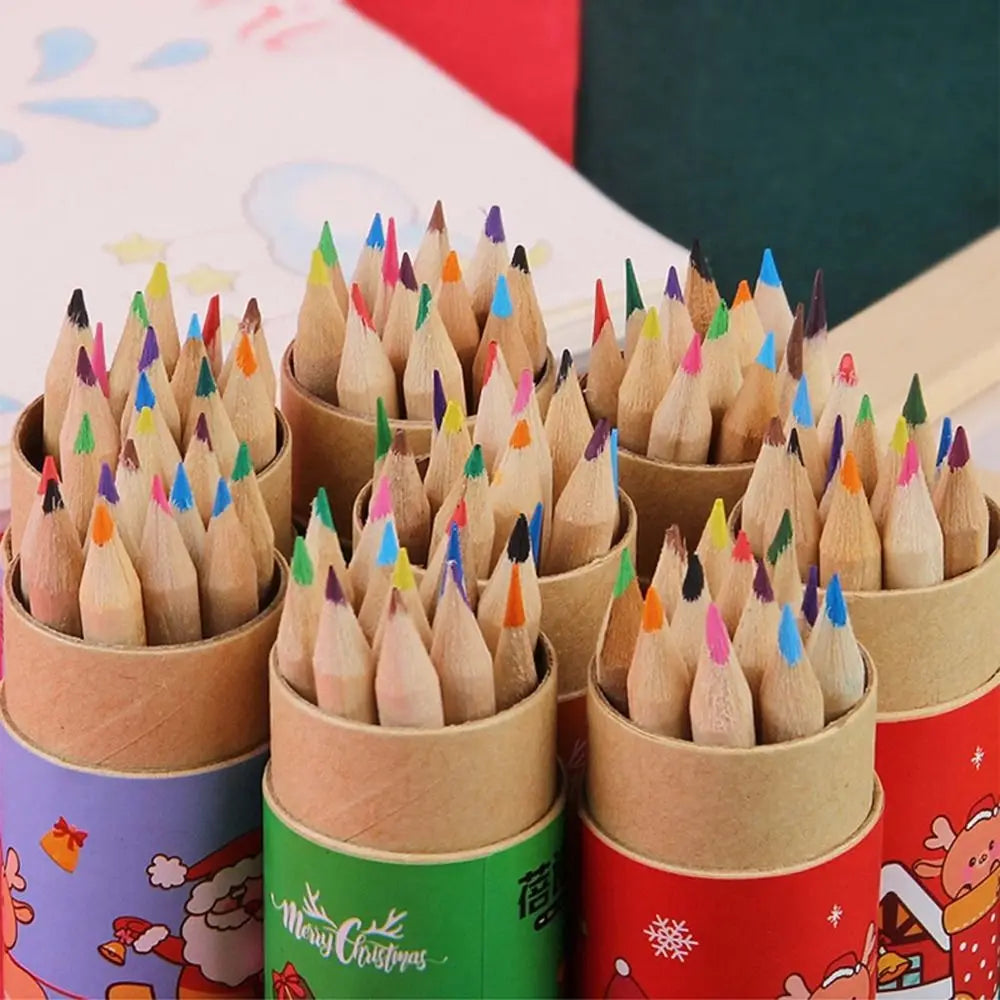 Supplies with Built-in Sharpener Sketch Supplies Drawing Pencils Wooden Pencils Christmas Colored Pencils Sketching Pen    Home Decor Supply | Online Retail | ShoreShopper.com