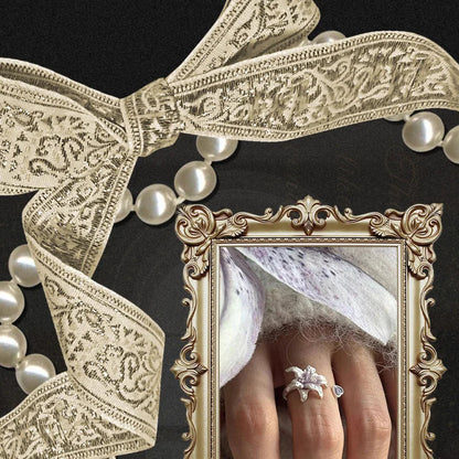 Gorgeous Lily Flower Jewelry Accessories, Fashion Ring for Women, Must-have Accessory for Female Fashionistas    Home Decor Supply | Online Retail | ShoreShopper.com