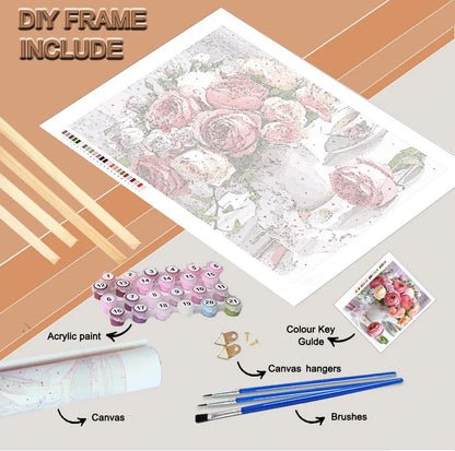 HUACAN Paint By Number Fruit Flower DIY Drawing Canvas Handpainted Pictures By Number Still Life Home Decoration    Home Decor Supply | Online Retail | ShoreShopper.com