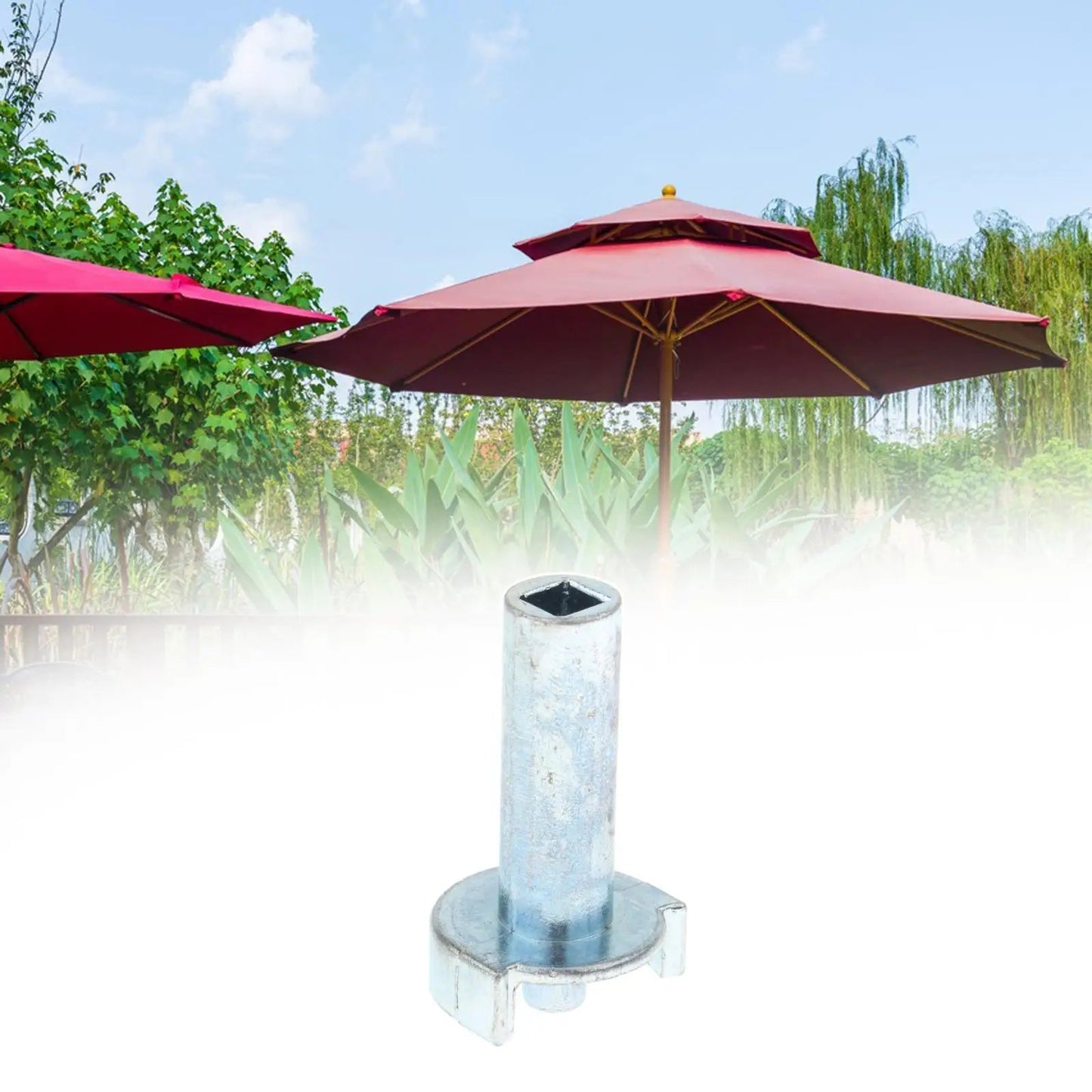 Patio Umbrella Accessories Metal Parts Parasol Heavy Duty Outdoor Umbrella Accessories for Outdoor Beach Patio Balcony Courtyard    Your Coastal Marketplace | Shoreshopper.com
