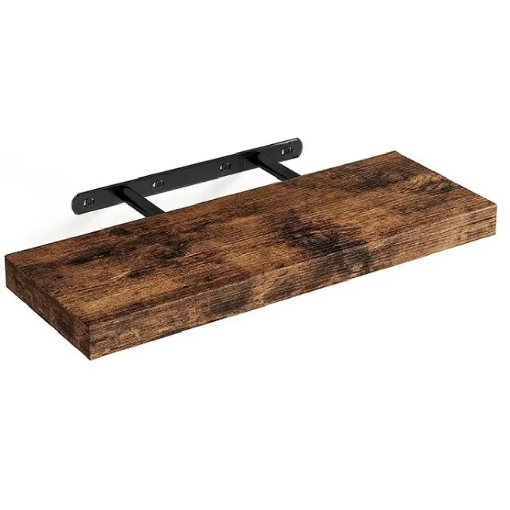 Solid Wood Solid Wooden Floating Shelves Wall Mounted Storage Rack Wall Mounted Bookshelf Floating Design Book Shelf    Home Decor Supply | Online Retail | ShoreShopper.com