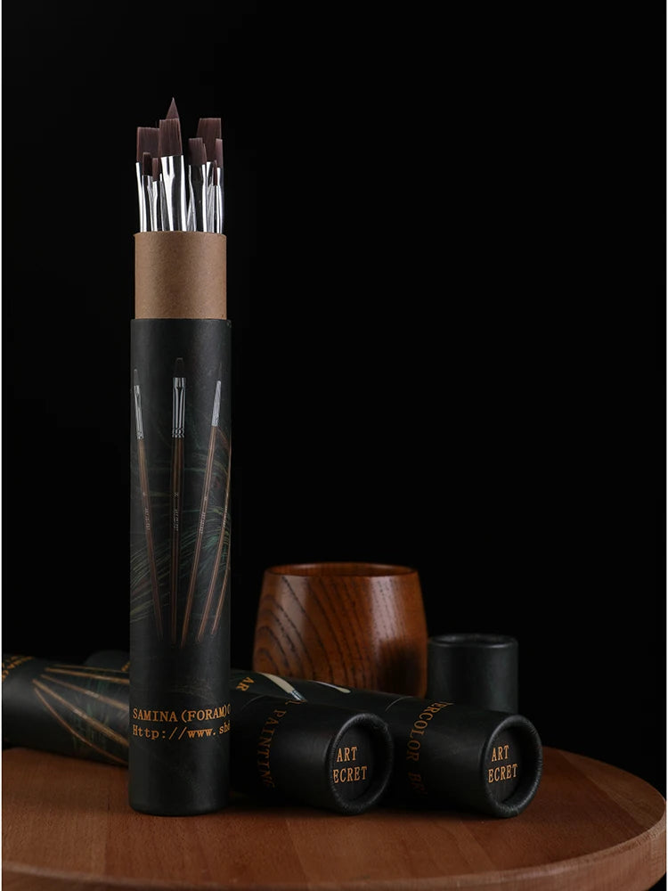 Art Secret #1201 #1203 #1204 Professional Painters For Acrylic And Watercolor Brush Sets (12 Pieces) Art Supplies    Home Decor Supply | Online Retail | ShoreShopper.com