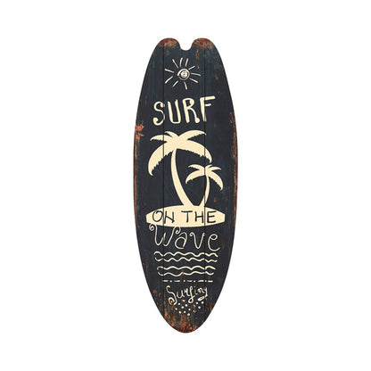 Beach Ocean Theme Surfboard Wooden Leisure Home Party Festival Hanging Decoration Bar Home Wall Retro Decor Wooden Print Sign    Your Coastal Marketplace | Shoreshopper.com
