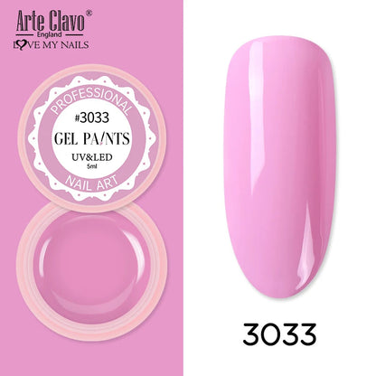 Arte Clavo Painting Gel 72 Colors 5ml Professional Nail Paint Color Gel Polish For Nail Art UV Gel Lacquer Gel Top Coat Manicure    Home Decor Supply | Online Retail | ShoreShopper.com